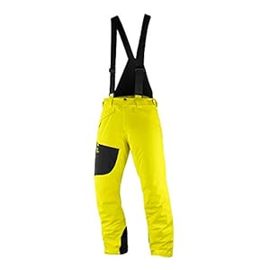 Salomon Herren Trägerhose Chill Out, Herren, Chill Out Bib Pant M, Schwefelfeder, L/R