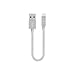 Belkin Metallic Lightning to USB Cable - MFi-Certified iPhone Charging Cable for iPhone Xs, XS Max, XR, X, 8/8 Plus and More (6-inches), Silver