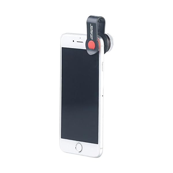 Somikon Makro Linse: Mikroskop-Vorsatzlinse CVL-30 für Smartphones, 30-fache Vergrößerung (Vorsatz Objektiv, Mikroskop Linse für Smartphone, Lupe für Handy) – Bild 5