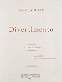 Jean Francaix: Divertimento. Partitions pour Cor, Accompagnement Piano by 