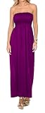 Plus Size Tube Top Maxi Dresses