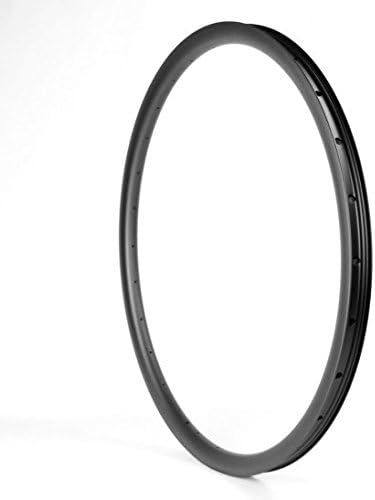 LightCarbon mountain bike 650B asymmetric design MTB Toray full carbon rims 27.5 ER UD/3K carbon glossy tubeless ready 28 external nipple holes all terrain cross country trail mountain endure plus