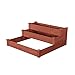 Leisure Season RGB4848-D 3-Tier Bed Raised-Garden-Kits, Medium Brownthumb 1