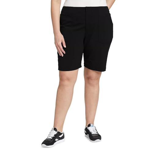 Eddie Bauer Women’s Horizon Bermuda Shorts, Black