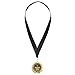 Juvale Gold Medal for Boss - World's Best Boss Medal with Ribbon - Company Event and Boss' Birthday Novelty Gift - Metal, Gold, Black