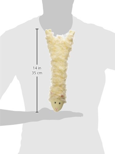 Ethical Pets Skinneeez Crinklers Lamb Dog Toy, 14-Inch