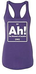 Ladies Tank Top Ah! The Element of Surprise Purple