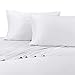 Royal Hotel Bedding 100% Natural Viscose Made from Bamboo Sheets, Soft Cooling Sheets, Breathable Hotel Sheet and Pillow Cases, 4 Piece Set - 15 Inch Deep Pocket - King Size - White
