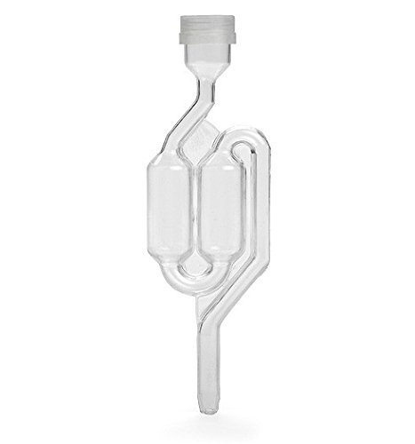 2 Twin+Bubble+Airlock+Carboy+Bung