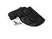 Badger Concealment Kydex Inside The Waistband Holster Compatible with Ruger LCR 38/357/22 (Appendix)