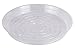 Curtis Wagner Round Clear Vinyl Plant Saucer, Pack of 10