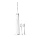 Dazzlepro Elements Sonic Electric Toothbrush with UV Sanitizing Rechargeable Charging Base, 3 Brush Heads, Silver