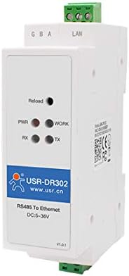 Convertisseur Modbus RS485 Vers Ethernet USR-DR302 – Montage Rail DIN, Transmission Transparente Bidirectionnelle