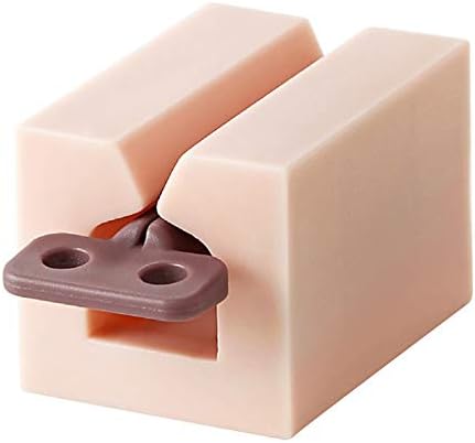 Overstep 1PCS Plastic Toothpaste Squeezer Pigment Squeezer Hand Cream Cream Glue Squeezer Tool Clip Pink