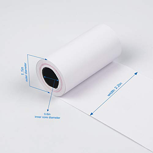8 PCs Thermal Paper For Mobile 58mm 30mm Mini Thermal Printer Cash Register POS Receipt Paper Roll - Thumbnail 2