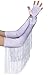BABEYOND Vintage Long Opera Pageant Gloves - 1920s Fringe Fingerless Elbow Gloves for Costume Party Wedding