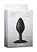 Doc Johnson Platinum Premium Silicone - The Minis - Spade - Medium - 4.0 in. Long and 1.5 in. Wide - Butt Plug - Petite Anal Toy - Great for Beginners - Black
