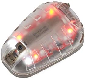 HEL-Star 6 Tactical Helmet Signal Light Element Light Infrared Military Airborne Survival Light Outdoor Camping Flash and Magic Tape Support Fast Helmet Rescue Light