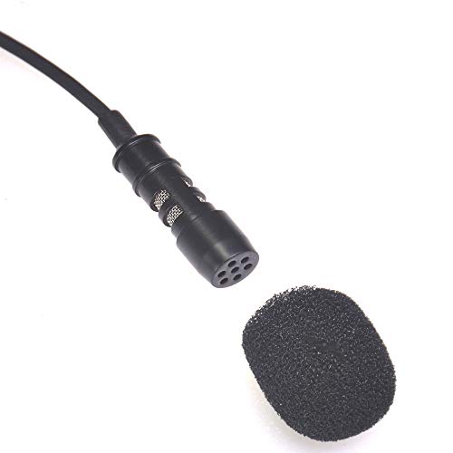 Riqiorod Lavaliver Microphone, 3.5mm Omnidiectional Condenser Phone Mic for Video Recording, Camera, Interview, Conference, Youtube Vlogging Facebook Livestream, XBOX Game, Podcast, Apple iPad Studio