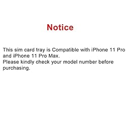 Perzework SIM Card Tray Holder Slot Replacement for
