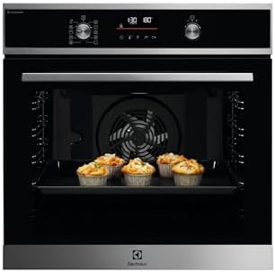 EOD6P77X Horno Multifunción a vapor con Limpieza Pirolítica, 11 funciones, 45 programas automáticos, Cocción Uniforme multinivel, Sonda Térmica, Calentamiento Rápido, Display LED, Inox, A+