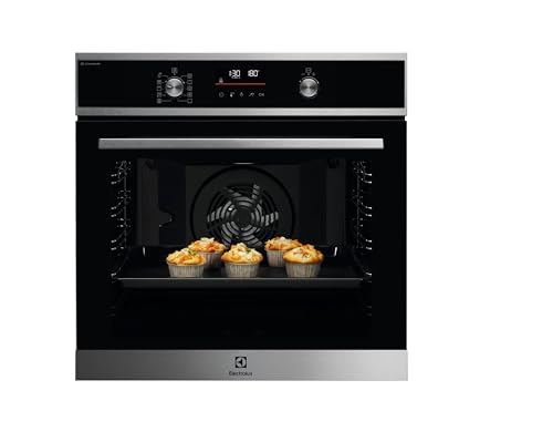 EOD6P77X Horno Multifunción a vapor con Limpieza Pirolítica, 11 funciones, 45 programas automáticos, Cocción Uniforme multinivel, Sonda Térmica, Calentamiento Rápido, Display LED, Inox, A+