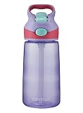 Contigo AUTOSPOUT Straw Striker Kids Water Bottle, 14 oz, Wisteria