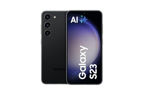Samsung Galaxy S23 AI-Android-Smartphone, 256GB, 3.900mAh Akku, Smartphone ohne Vertrag Phantom Black inkl. 36 Monate Herstellergarantie [Exklusiv bei