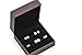 Zealmer Womens Rhinestone Cubic Zirconia Silver Stud Earrings Set, Gift for Valentine's Day, 5 Pairs