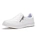 DREAM PAIRS ASHLEE/VIN Women's Casual Quilted Slip On Side Zipper Round Toe Sneakers Shoes