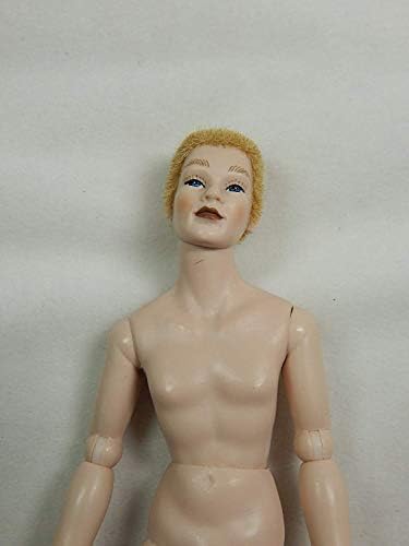 Heidi Ott Dollhouse Miniature 1:12 Scale Adult Male Doll Body Blue Eyes #XKM03