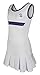 Girls White and Blue Pleated Tennis Dress Junior Golf Dress Club Tennis Sportswear (10-11 Year Old)