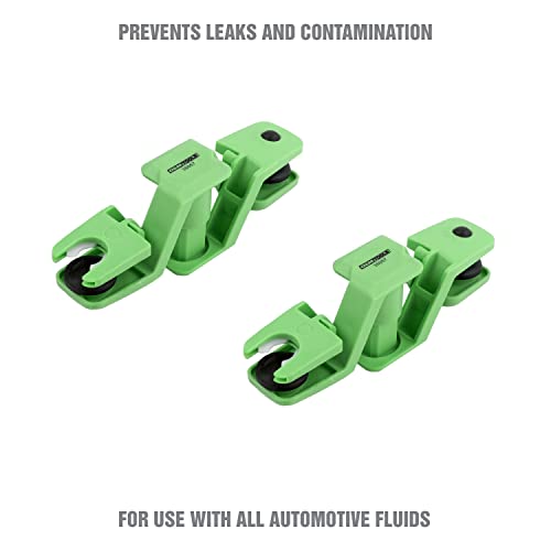 OEMTOOLS 35057 4 Clamp 2 Piece Steel Line Stopper Set, Brake Line Clamp