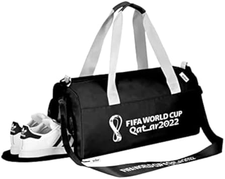 FIFA World Cup Qatar 2022 Unisex Sports Duffle Bag with Shoe - Main Image