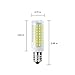 E14 10W Dimmable Chandelier LED Light Bulb(6 Pack), 6000K Daylight White 102 LED 2835-SMD 900LM Light Bulb for Electric Window Candle Lamp, 90 Watt Incandescent Bulb Equivalent, AC 120V