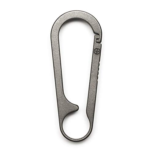 G2 Titanium Heavy Duty Carabiner Keychain, EDC Quick Release Hooks, Retractable Locking Design for Detachable Access, Supports Home, Vehicle and Work Keys - Thumbnail 6