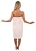 VEAMI Women's Spa Wrap Towel with Snap Closure -Ice Pink-X-Large/XX-Large