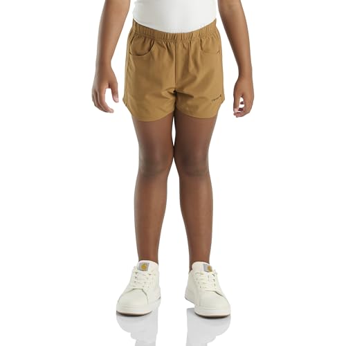 Carhartt Girls Rugged Flex Ripstop Short (Teen and Young Women), Carhartt Brown…