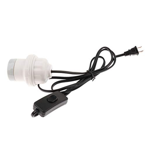 B Blesiya E27 Ceramic Socket Clamp Lamp Fixture for Reptiles and Amphibians, Habitat Lighting & Heat Lamps Holder, Max. 150W Bulb 110-120V US Plug - Thumbnail 6