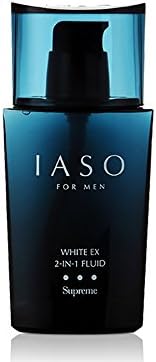 IASO For Men White EX 2-IN-1 Fluid Supreme | Premium After Shave and Moisturizer, Wrinkle Reducing, Skin Reconditioning, Korean Men Care, 5.07 oz