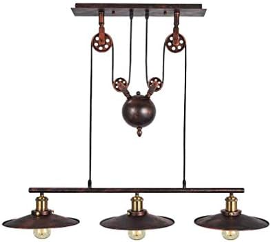 Vintage Hanging Ceiling Light Industrial Hanging Pulley Pendant