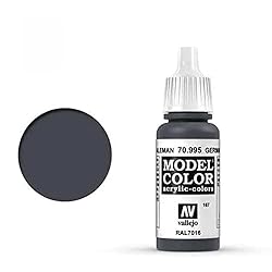 Vallejo Medium Sea Grey Model Color Paint, 17ml