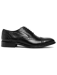 Anthony Veer - Vestido de piel de grano completo con cordones, para hombre, para boda, oficina, zapatos Goodyear Welt
