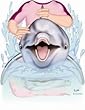 dolphin girl tee