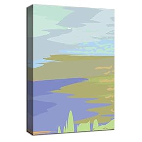 Canvas Wall Art Abstract Ink Watercolor Collection Painting Artwork for Home Prints Framed - 12x18 inches