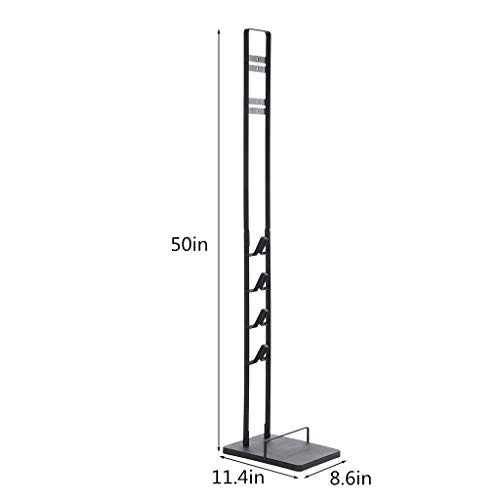 XGao Docking Station &Vacuum Cleaner Storage Tools Floor Stand for Shark, for Vax, for Dyson Handheld V6 V7 V8 V10 DC30 DC31 DC34 DC35 DC59 Cordless Vacuum Cleaners Holder (Black 508.711.5 in)