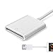 GOLDFOX SD Card Camera Reader for iPhone iPad (Upgraded Support iOS 9.2 or up) Trail Game Camera Card Viewer Reader for iPhone 6/6s/6s Plus/5/5s/7/7 Plus/8/8 Plus/X/iPad Mini/Air/Pro, No App Required