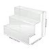 Acrylic Risers for Display, 2 Pack 3 Tier Acrylic Display Riser, Clear Display Stands for Shelf Dessert Cupcake Candy Food Tabletop Collectibles Product Bar Action Figure Showcase, 12x8.5 inches