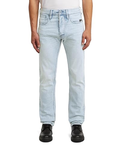 G-STAR Men's Streem Slim Tapered, Colour Blue, Size: Waist 34, Inseam 30