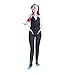 Unisex Lycra Spandex Zentai Halloween Cosplay Costumes Adult/Kids 3D Style (Adults-L White and Black